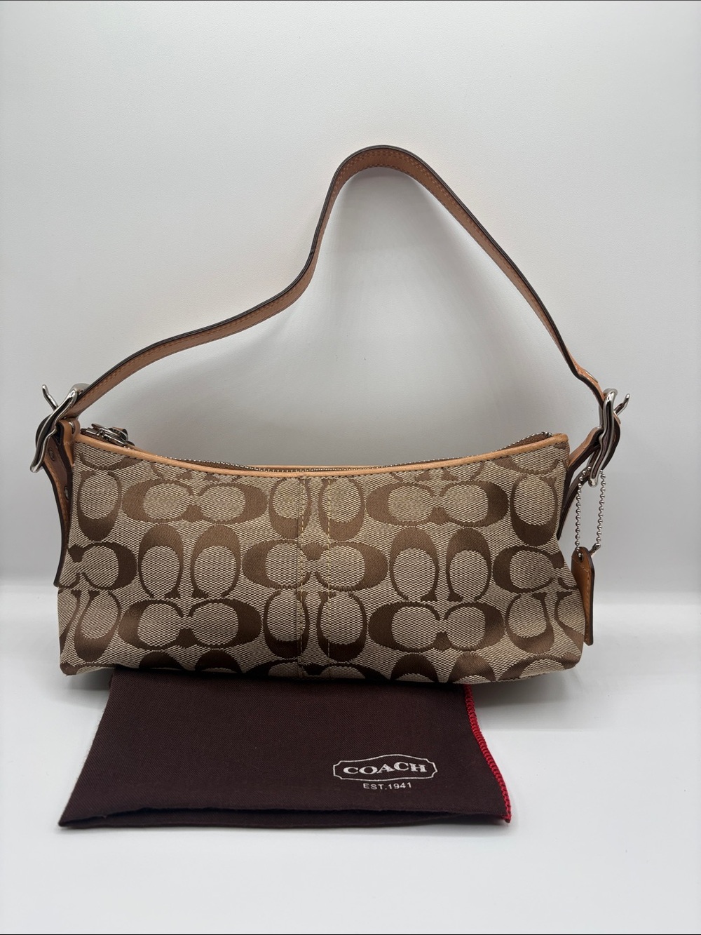 Coach Y2k Hamptons Signature Demi Baguette Purse 8k01… - Gem